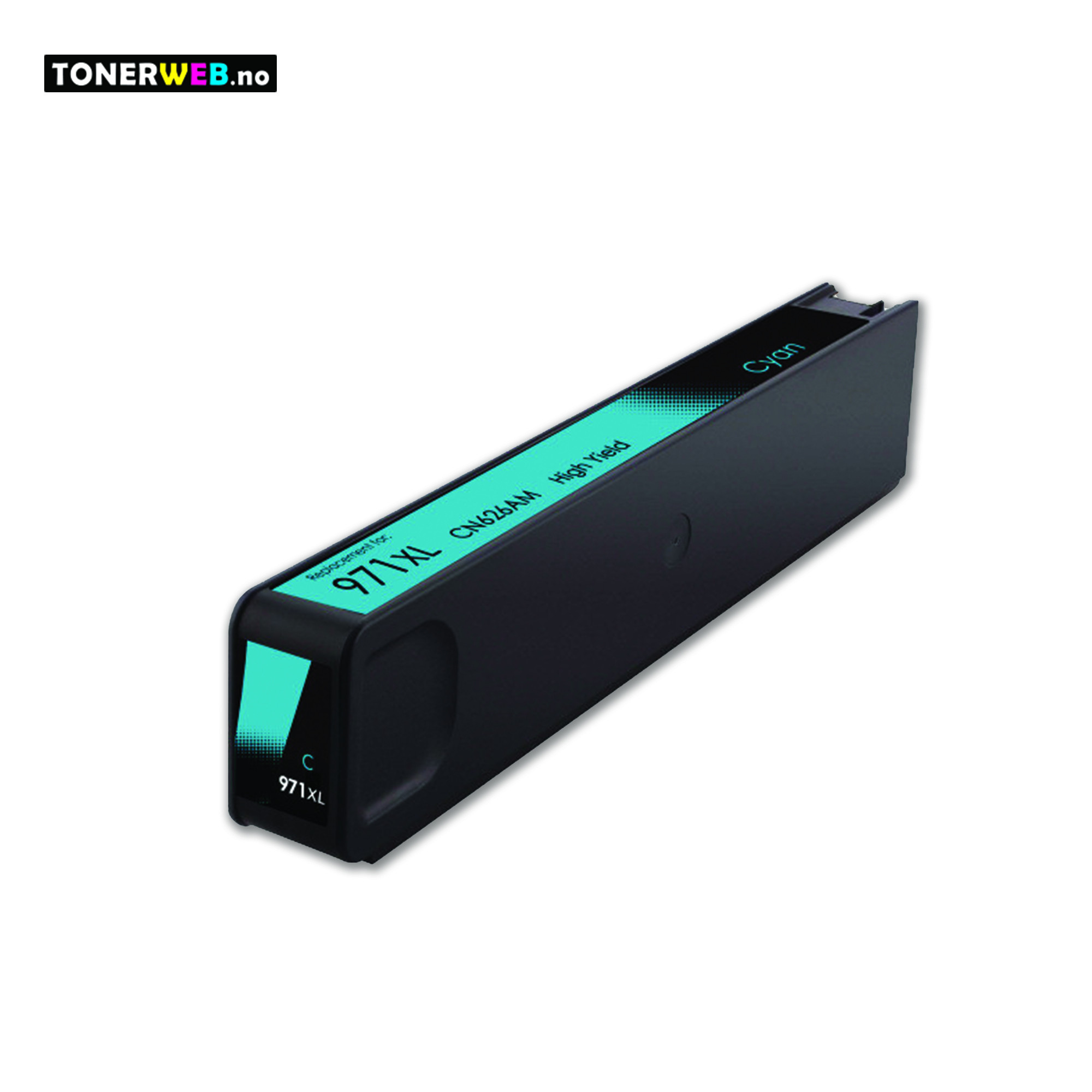 HP 971XL C (cyan) blekkpatron 110 ml - kompatibel