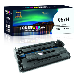 BildeCanon 057 BK (svart) toner 3100 sider - kompatibel