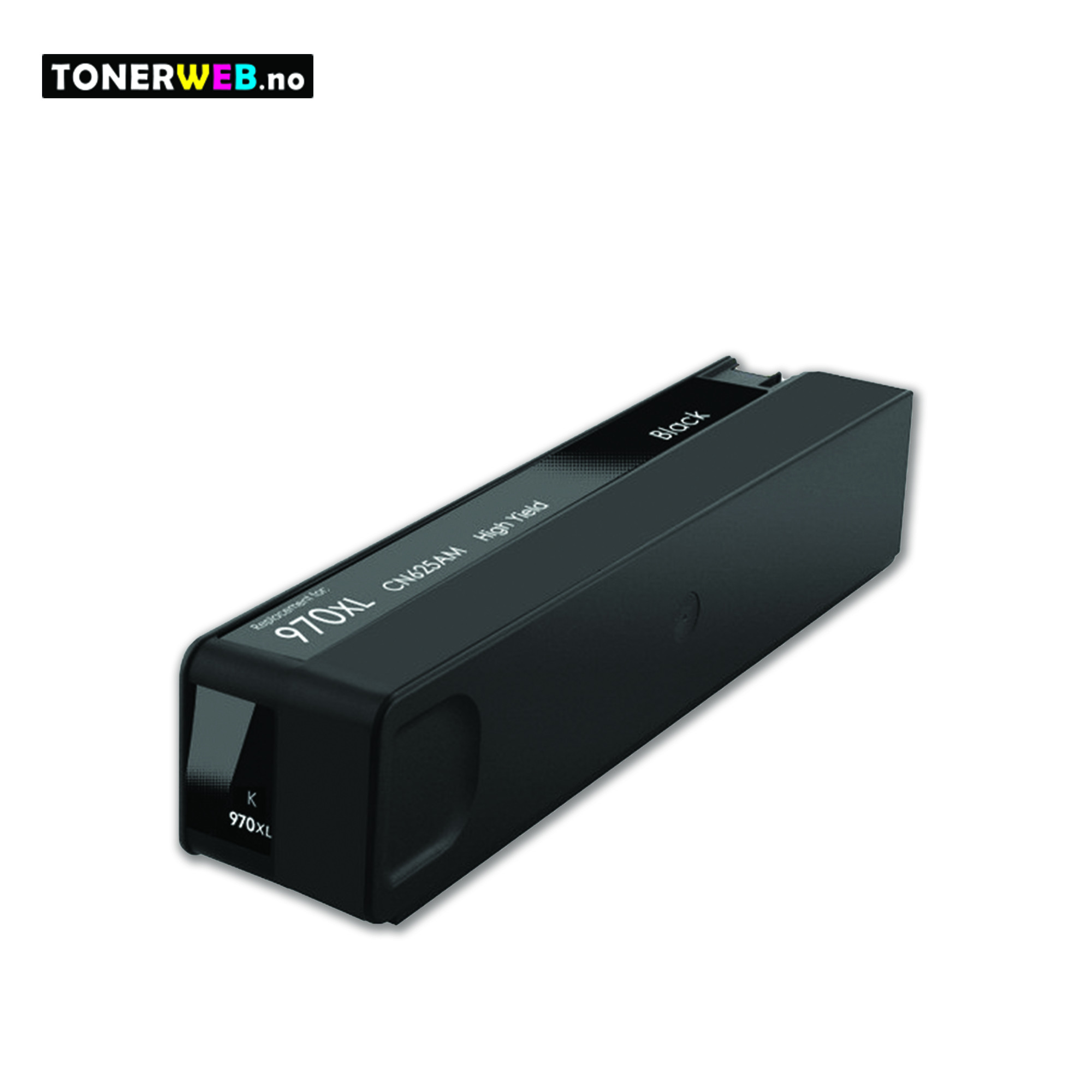 HP 970XL BK (svart) blekkpatron 256 ml - kompatibel