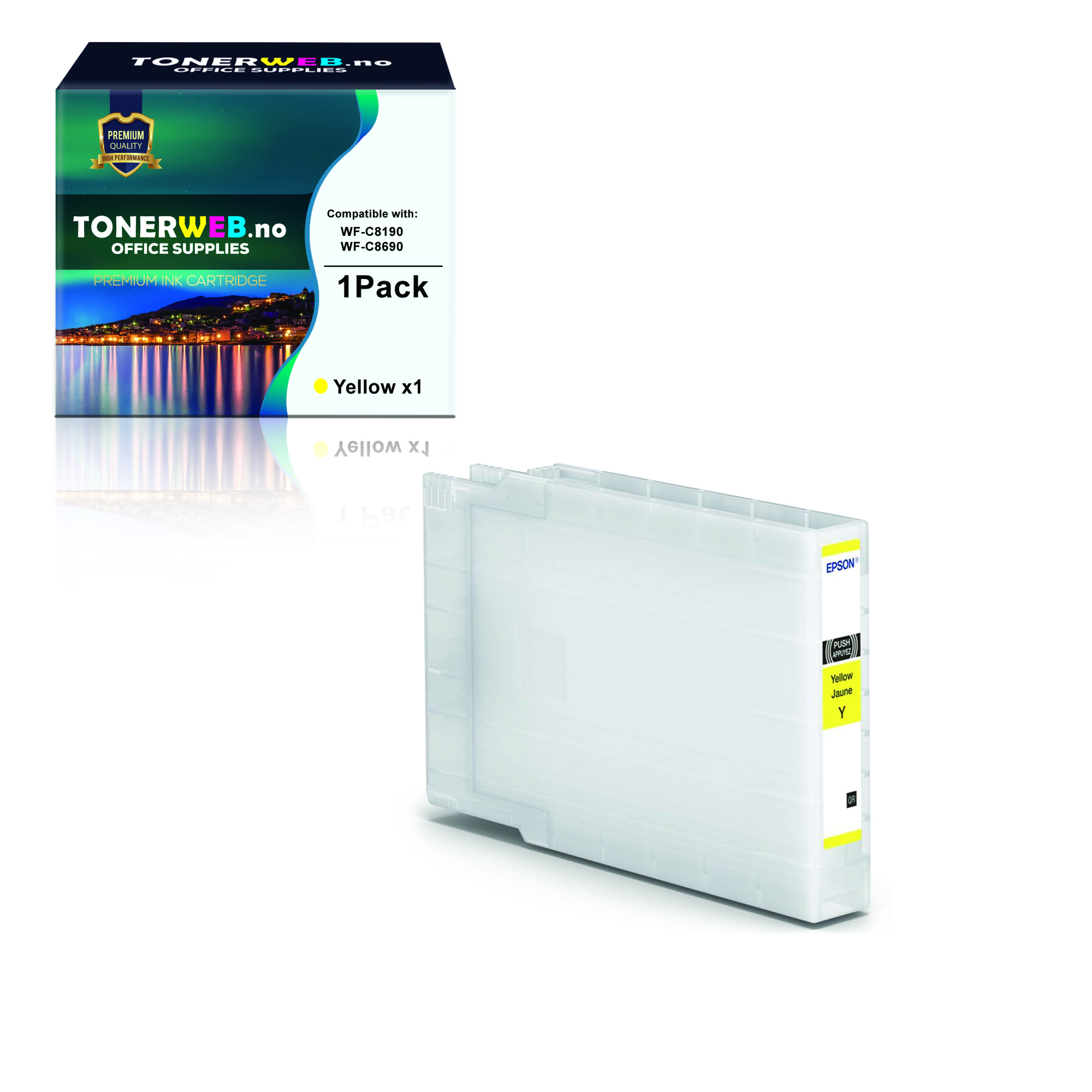 BildeEpson WF-C8190/WF-C8610 XL Y (gul) blekkpatron 4600 sider - kompatibel
