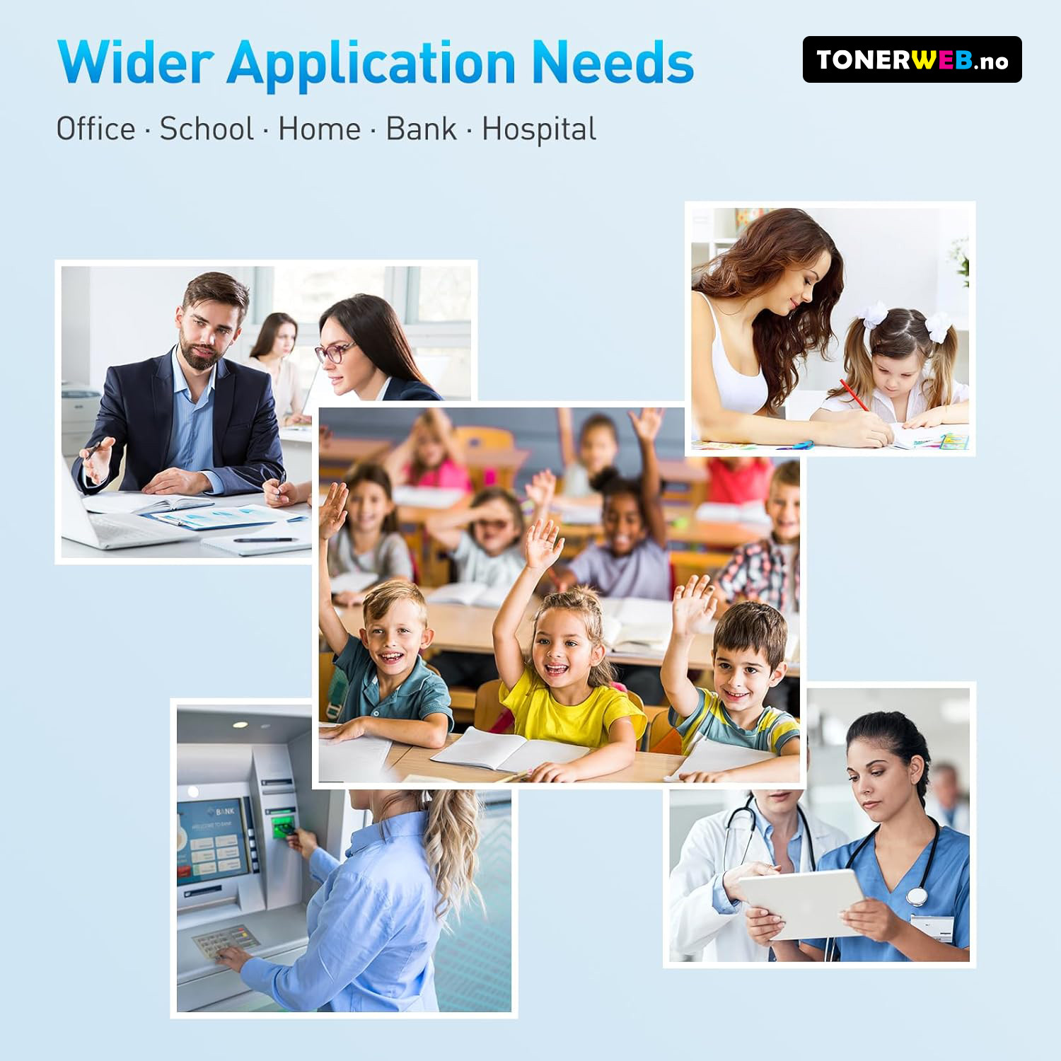 Tonerkasett, erstatter HP 142A Black LaserJet Toner - W1420A