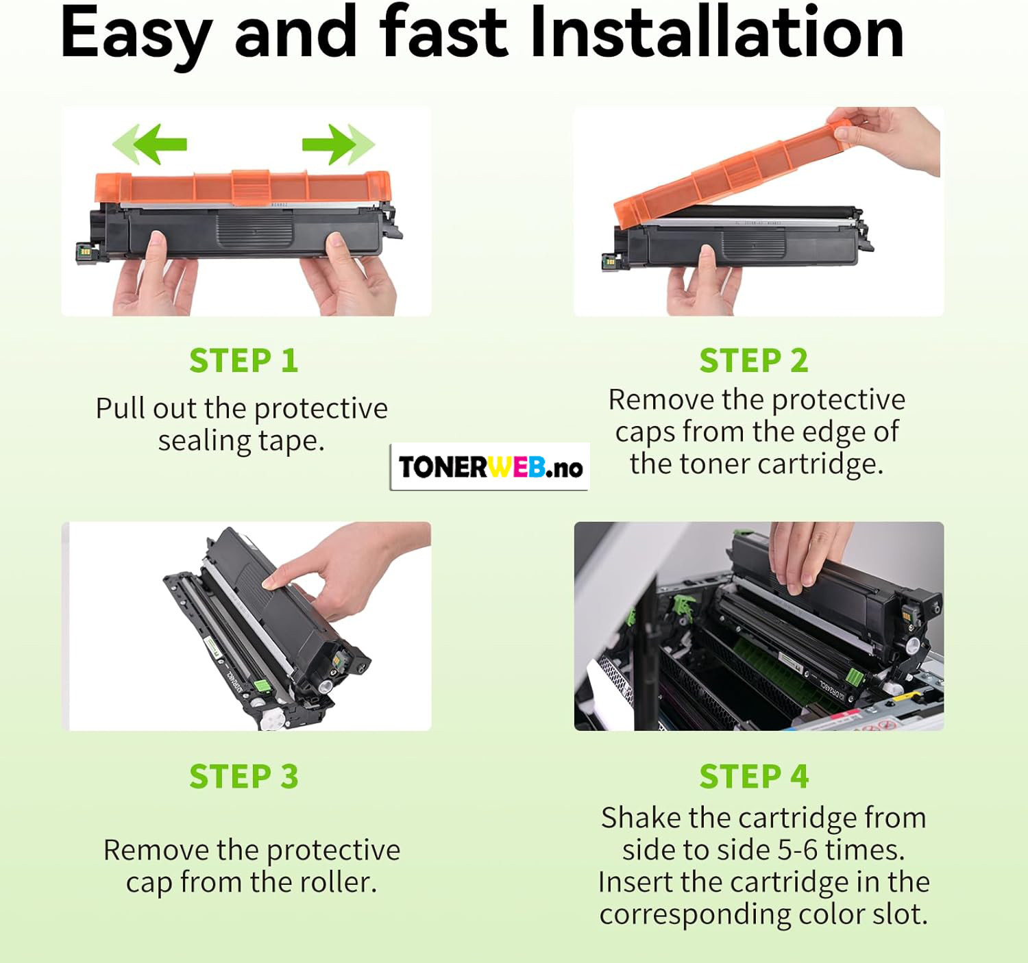 Brother TN248XL C (cyan) toner 2300 sider - kompatibel