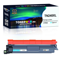 BildeBrother TN248XL C (cyan) toner 2300 sider - kompatibel