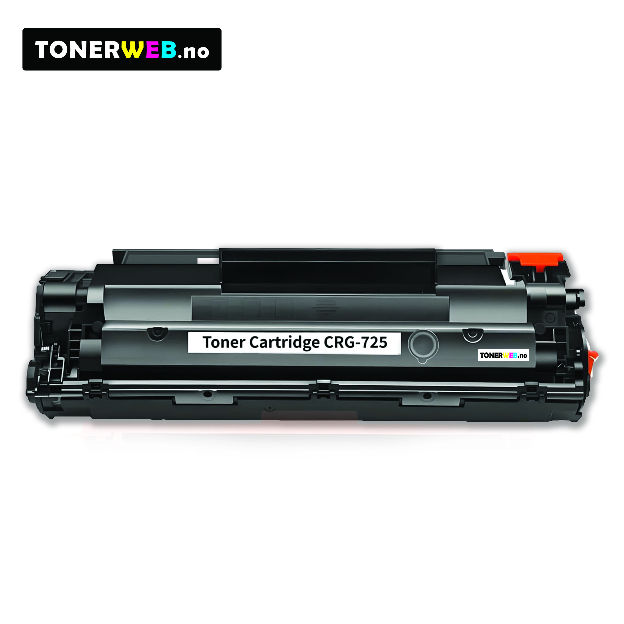 Canon 725 BK (svart) toner 1600 sider - kompatibel