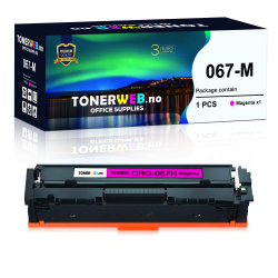 BildeCanon 067H M (magenta) toner 2350 sider - kompatibel