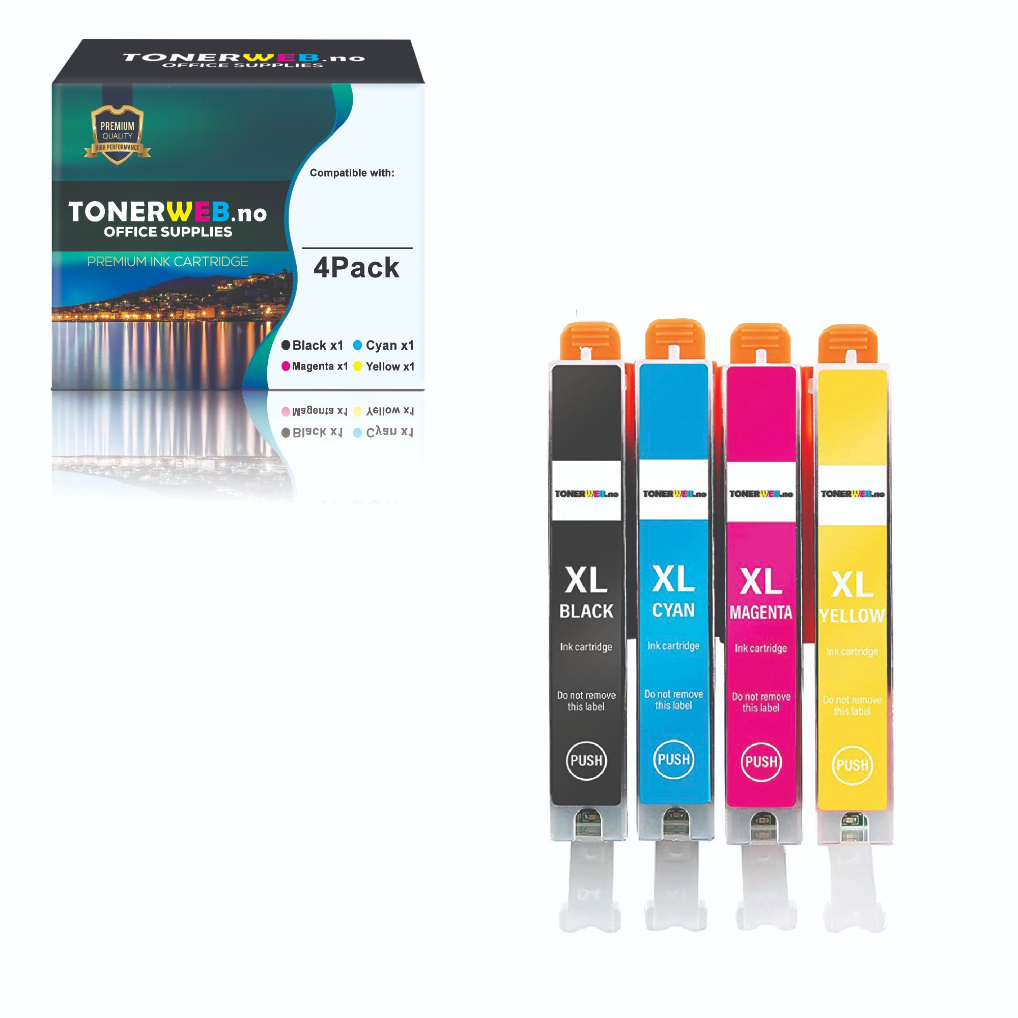 BildeBlekkpatron, erstatter Brother Blekkpatron Sort LC422XLBK (3000 sider)